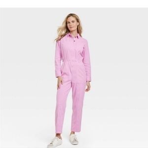 Universal Thread Pink Long-Sleeve Jumpsuit 6